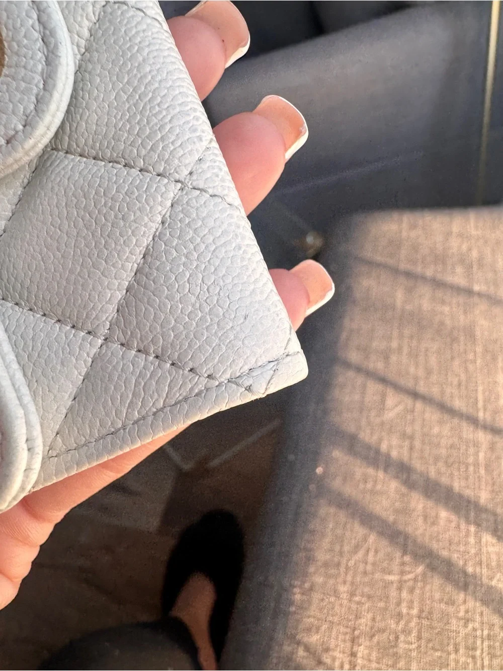 CHANEL compact quilted